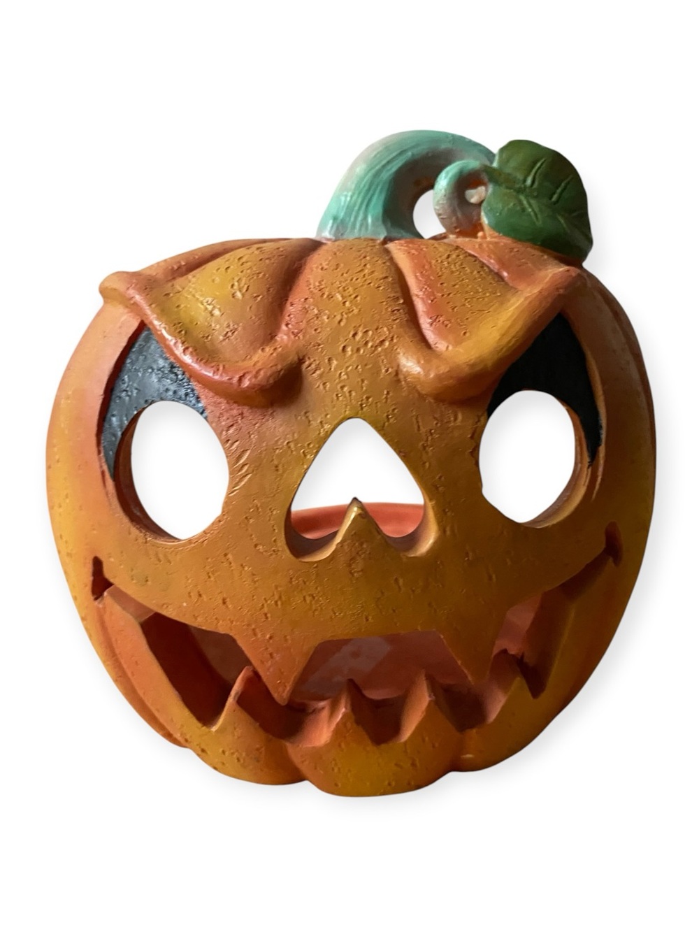 2003 Novelty Inc. Jack-o-lantern votive holder Halloween Fall